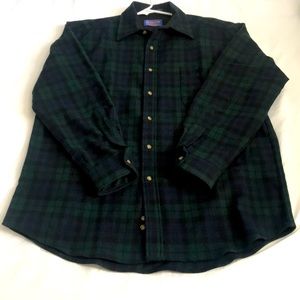 Vintage  Authentic Black Watch Tartan Shirt